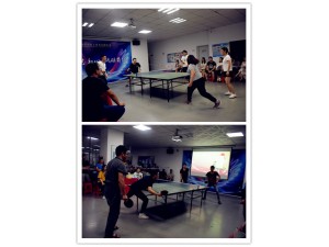 奮力拼搏,，一決高下——“乒乓球運(yùn)動(dòng)賽”